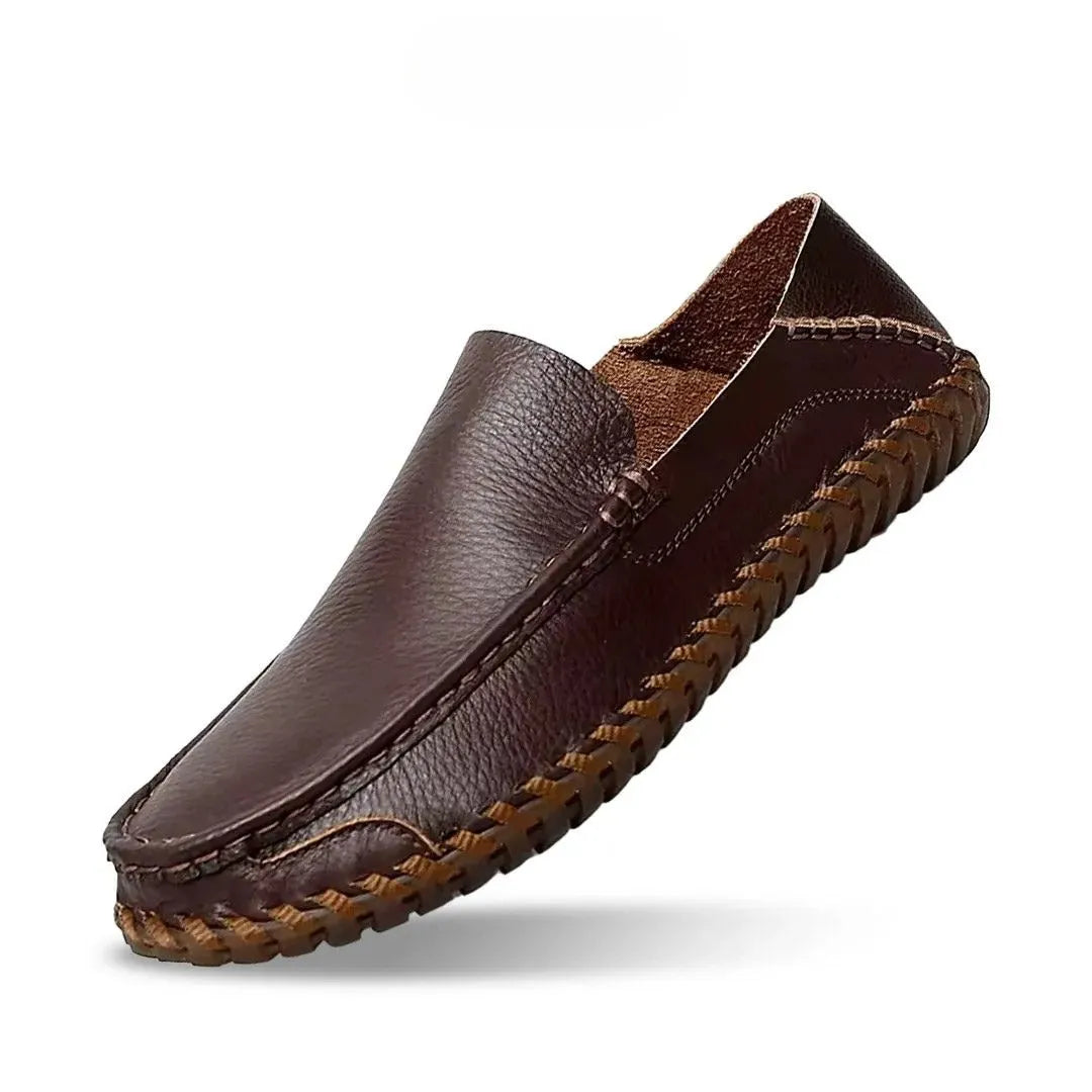Logan Slip-On Leather Moccasins