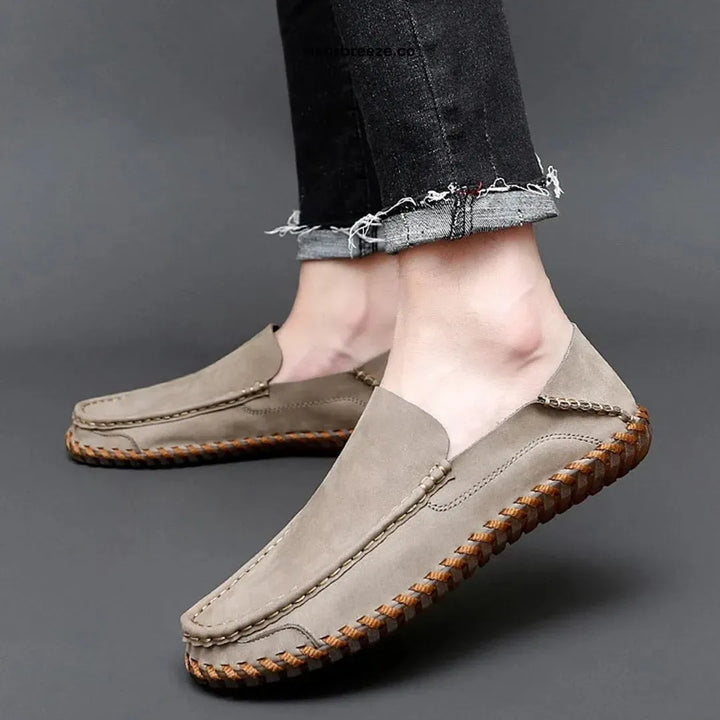 Logan Slip-On Leather Moccasins