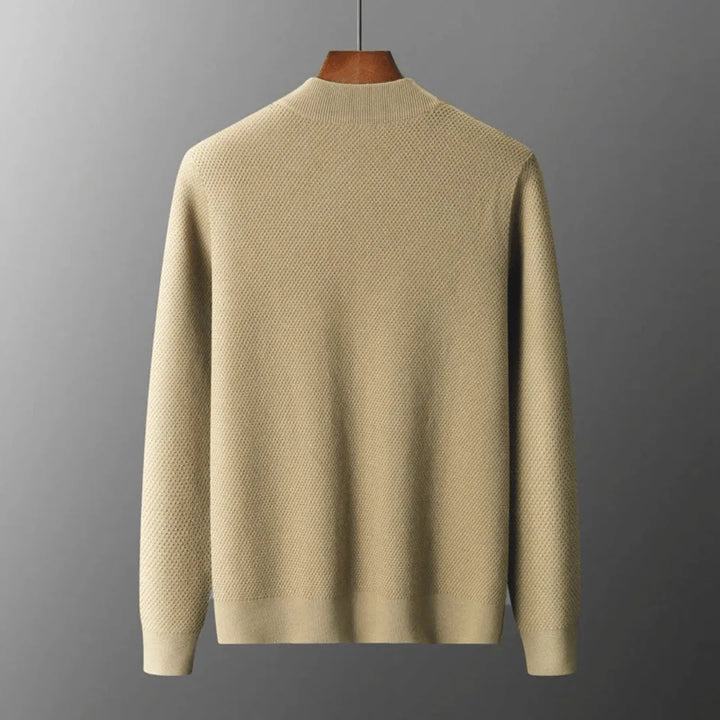 Lorenzo Virgin Wool Button-Up Cardigan