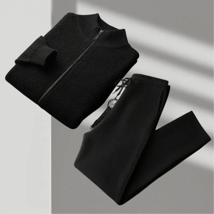 Luke Merino Wool Zip-Up Lounge Set