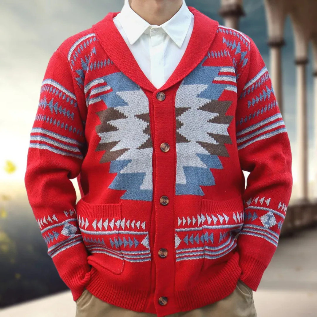 Magnus Jacquard Cardigan 0