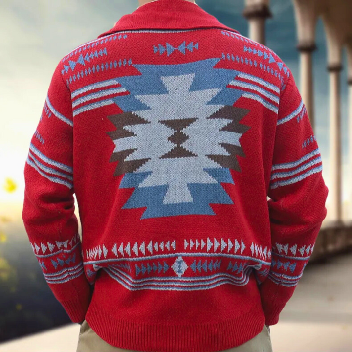 Magnus Jacquard Cardigan 1