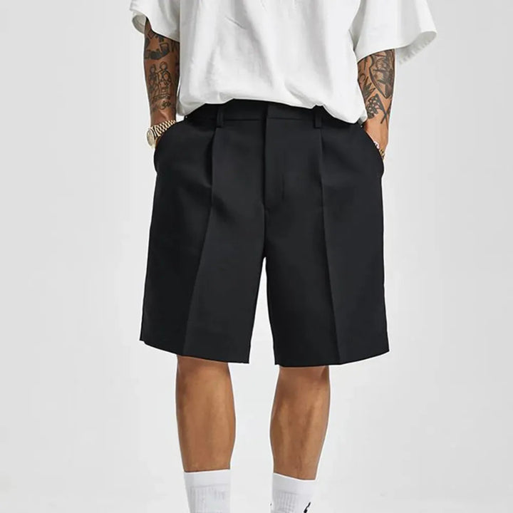 Marcus Tailored Black Shorts