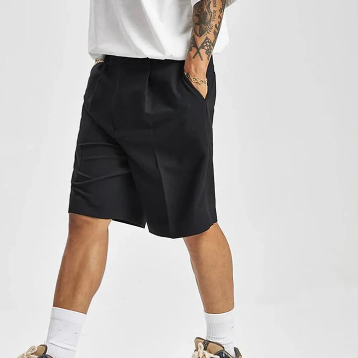 Marcus Tailored Black Shorts