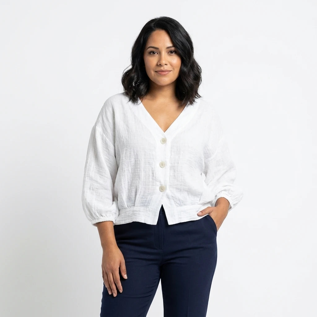 Marlen Linen Blouse