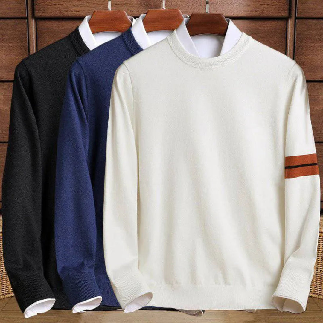 Mateo Crewneck Wool Sweater