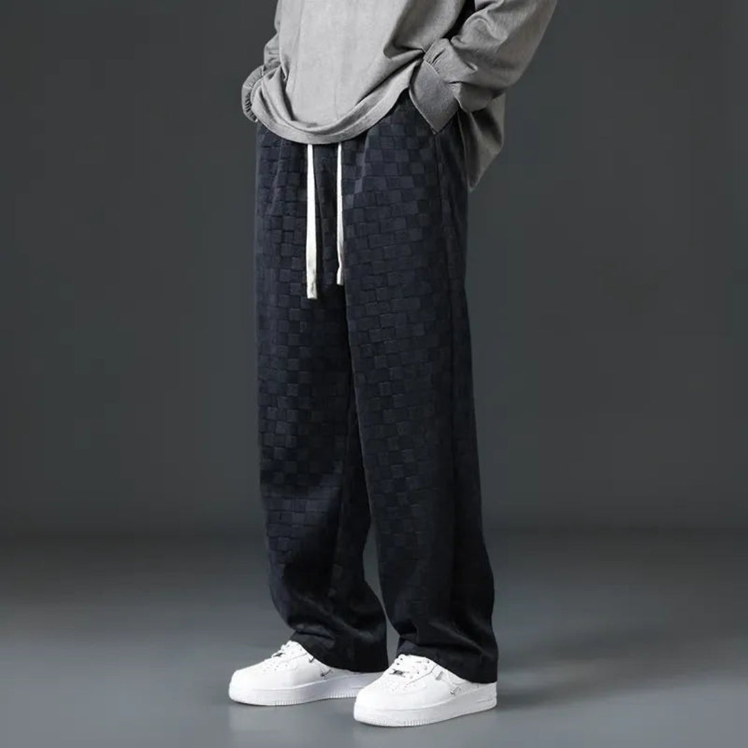 Maverick Checkered Track Pants