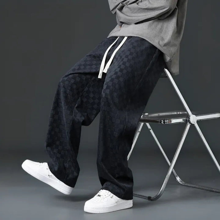 Maverick Checkered Track Pants