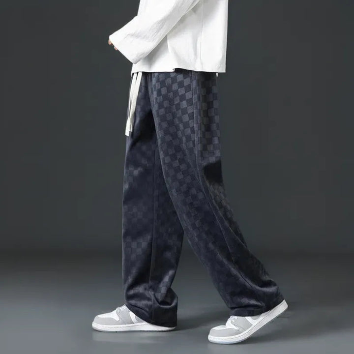 Maverick Checkered Track Pants