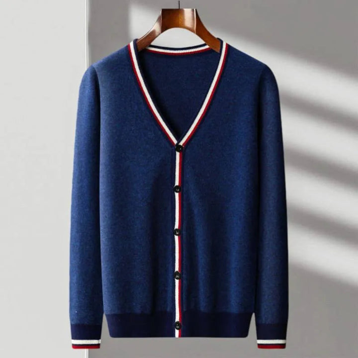 Max V-Neck Wool Cardigan