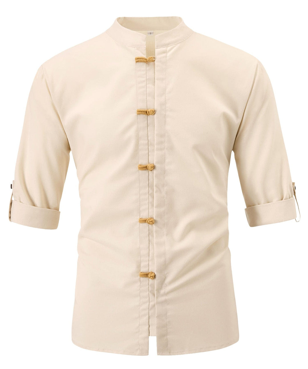 Men Mandarin Collar Casual Shirt LionStyle