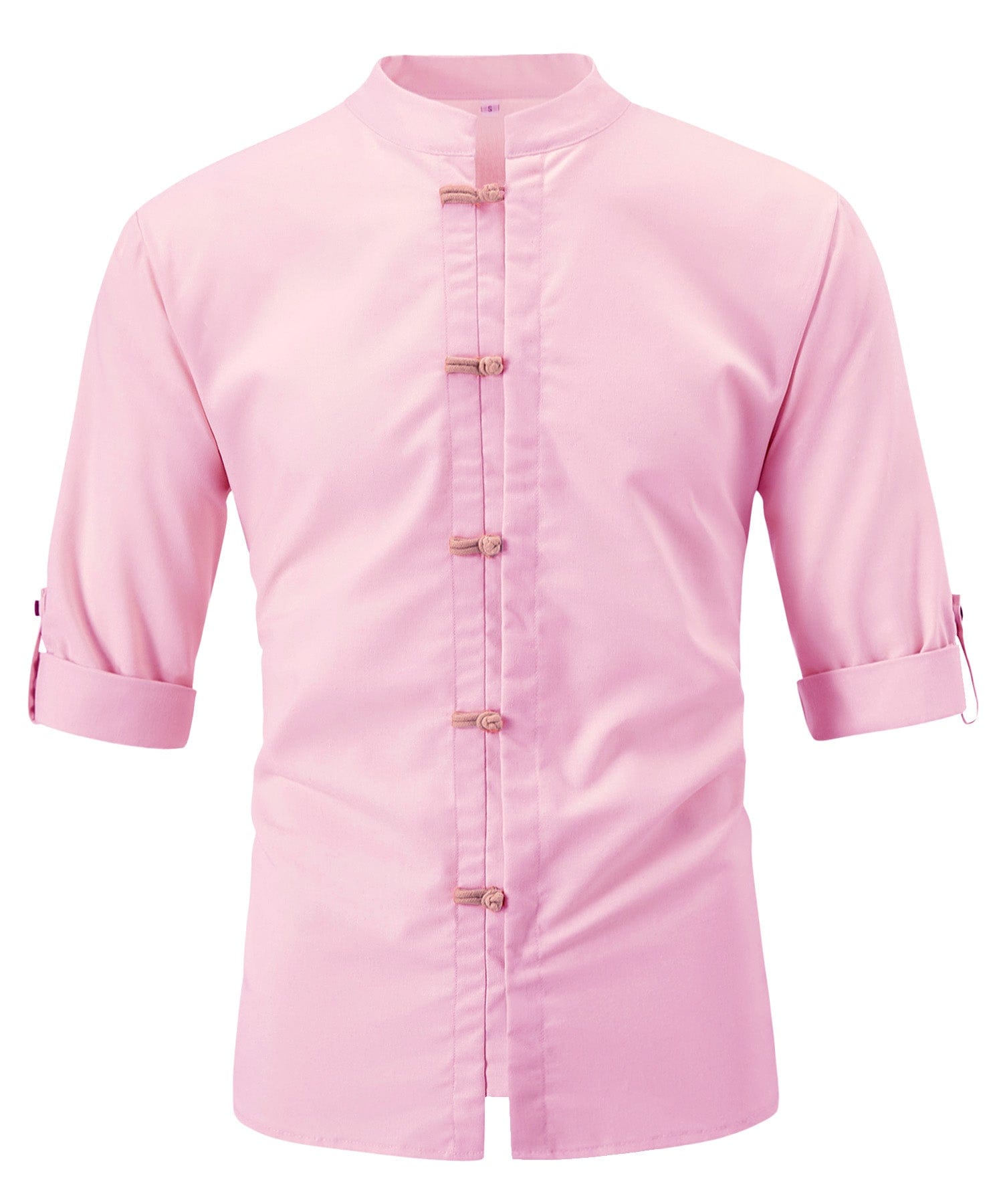 Men Mandarin Collar Casual Shirt LionStyle