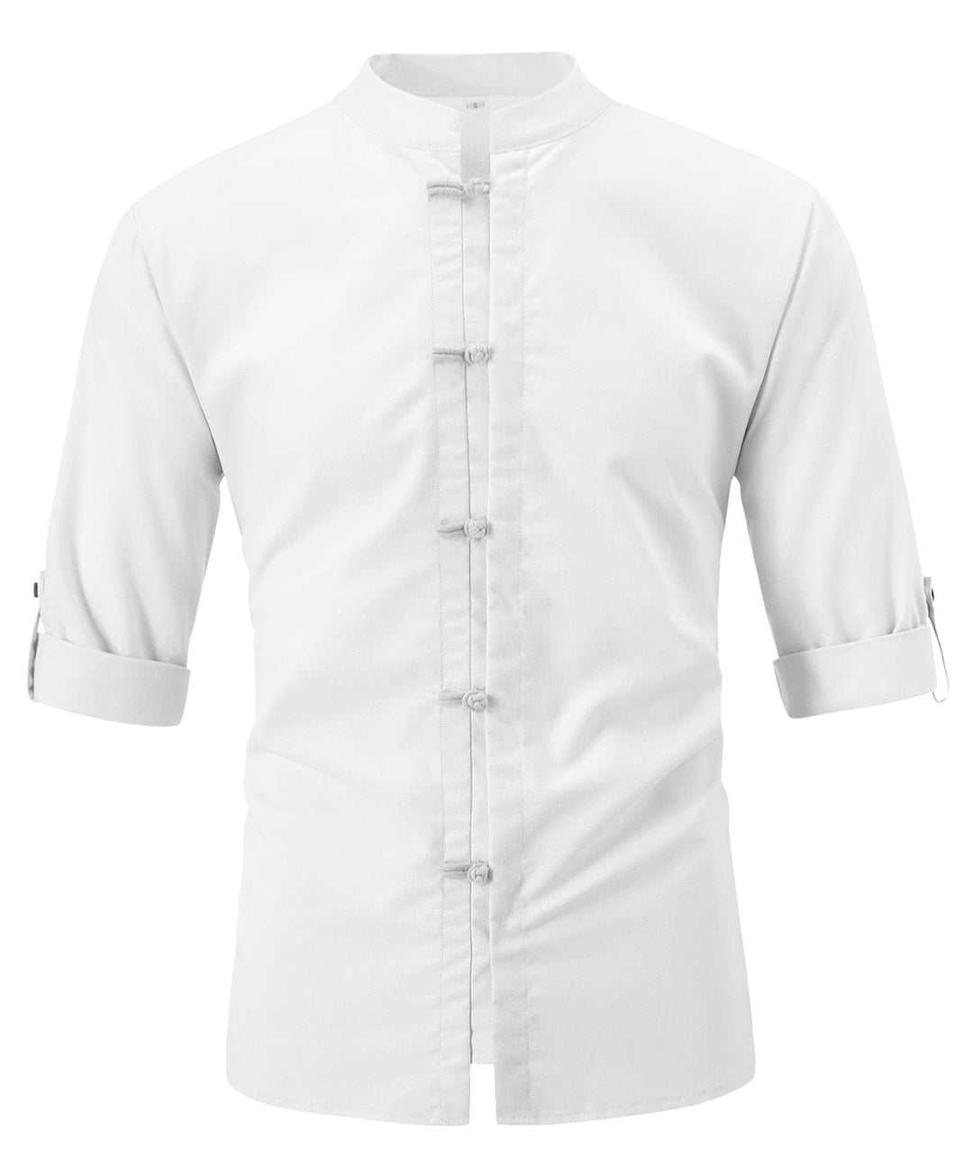 Men Mandarin Collar Casual Shirt LionStyle