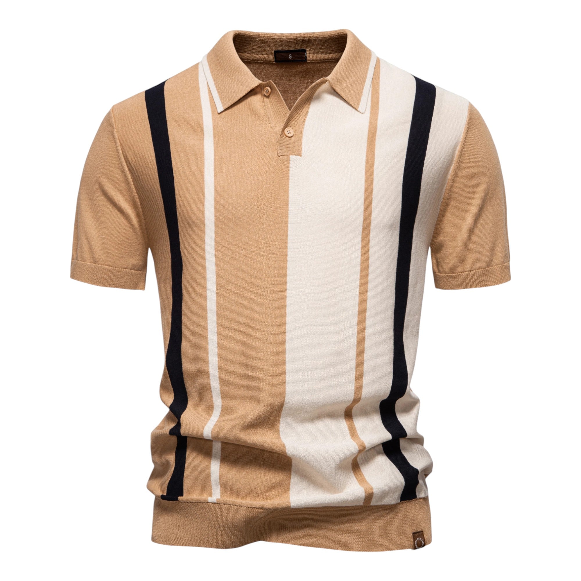 Men Minimalist Panel Polo LionStyle