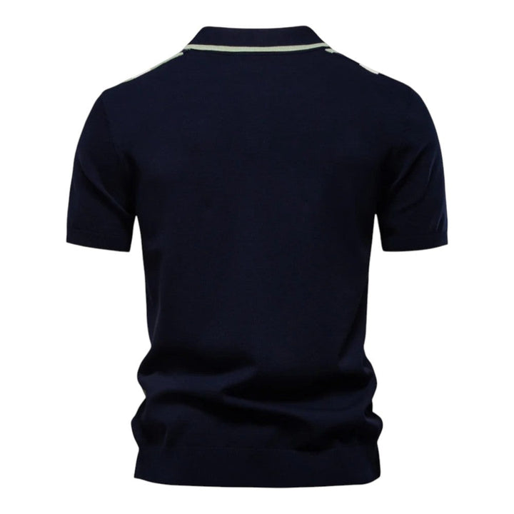 Men Minimalist Panel Polo LionStyle