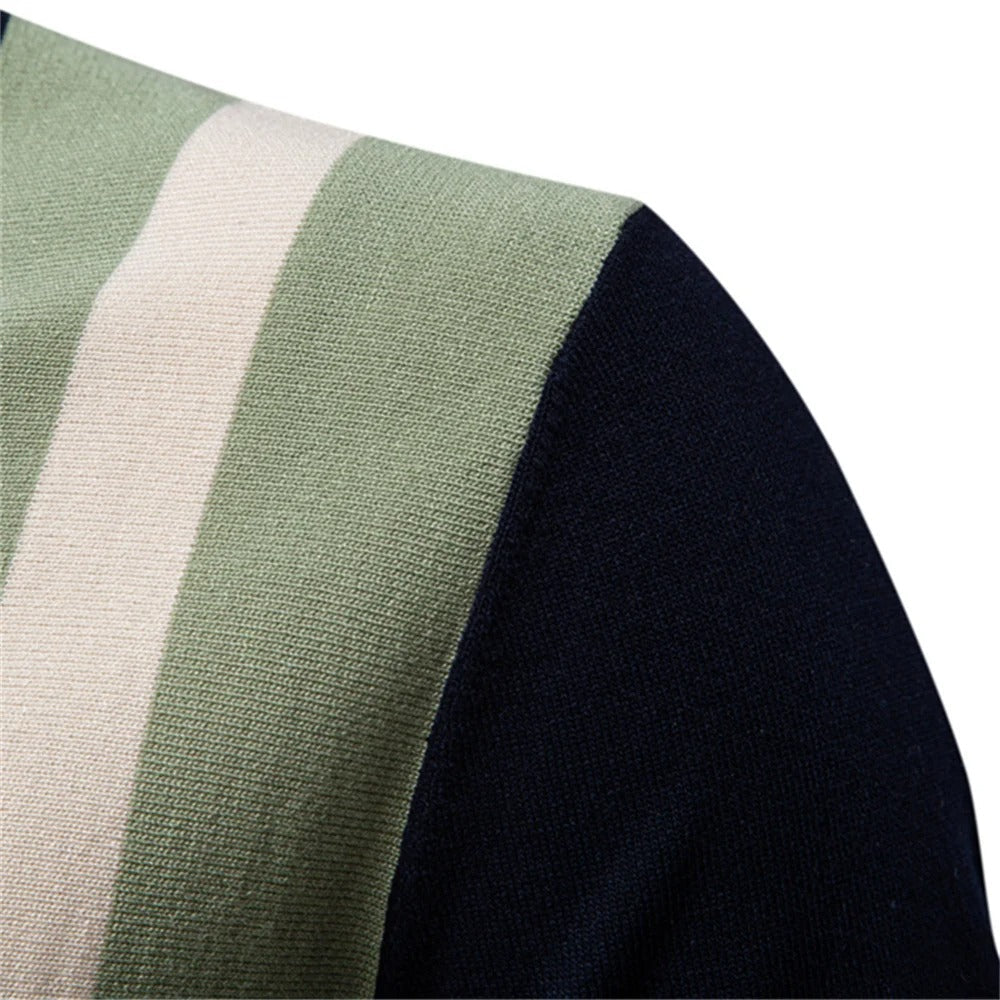 Men Minimalist Panel Polo LionStyle