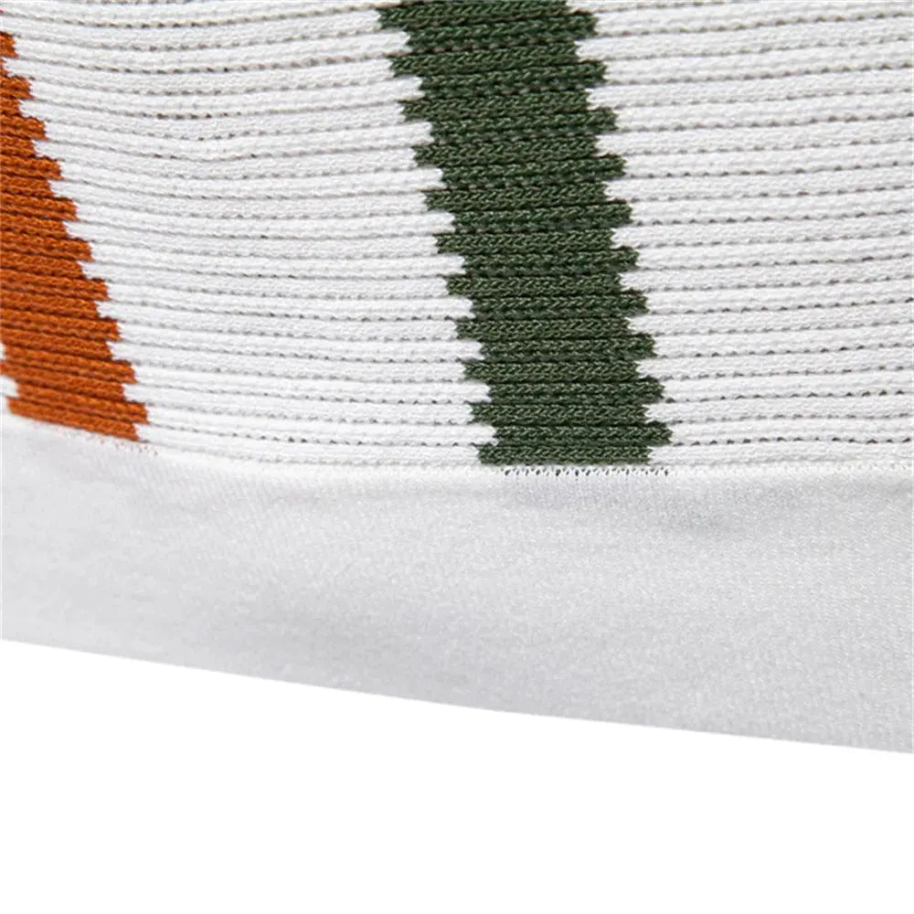 Men Retro Stripe Knit Polo LionStyle Lion Style