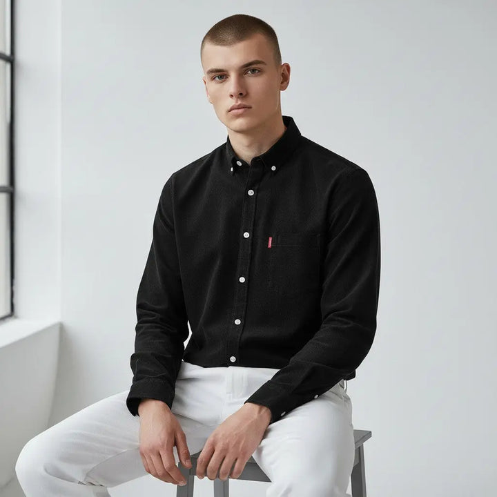 Men Smart Casual Oxford Shirt LionStyle Lion Style