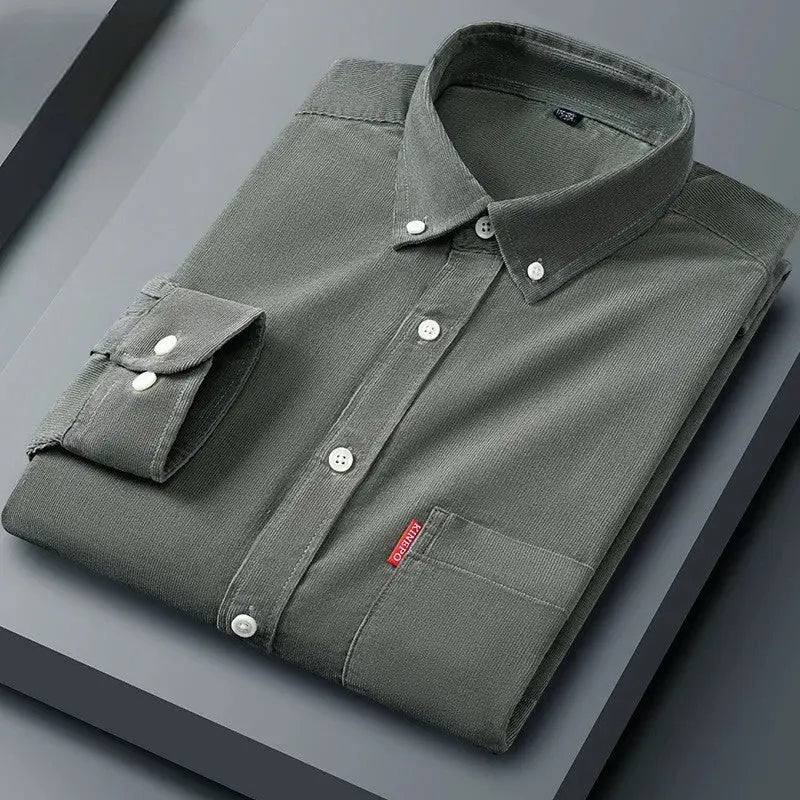 Men Smart Casual Oxford Shirt LionStyle Lion Style
