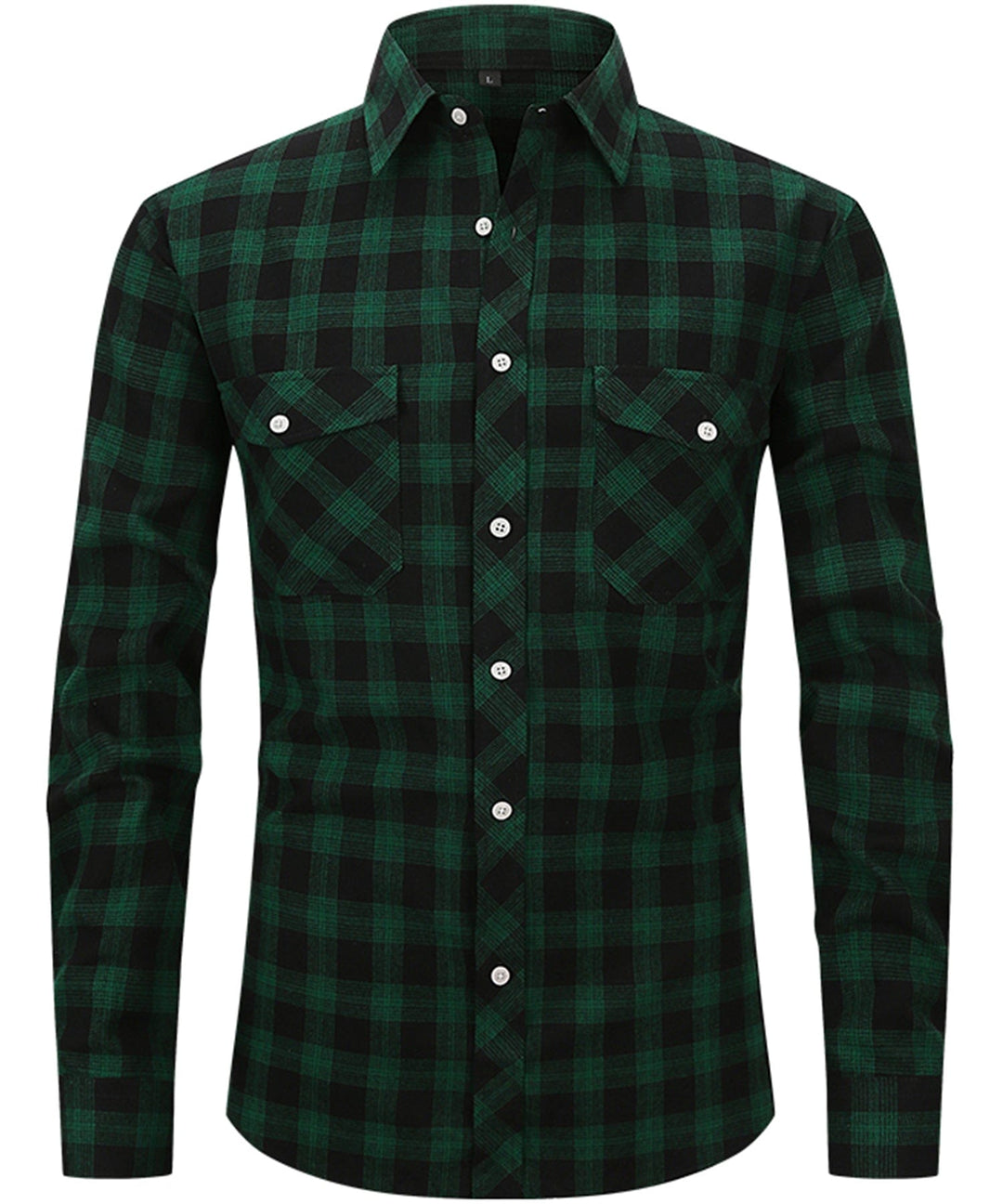Men Smart Casual Plaid Shirt LionStyle