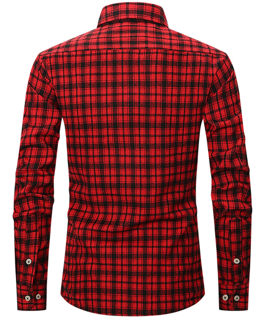 Men Smart Casual Plaid Shirt LionStyle