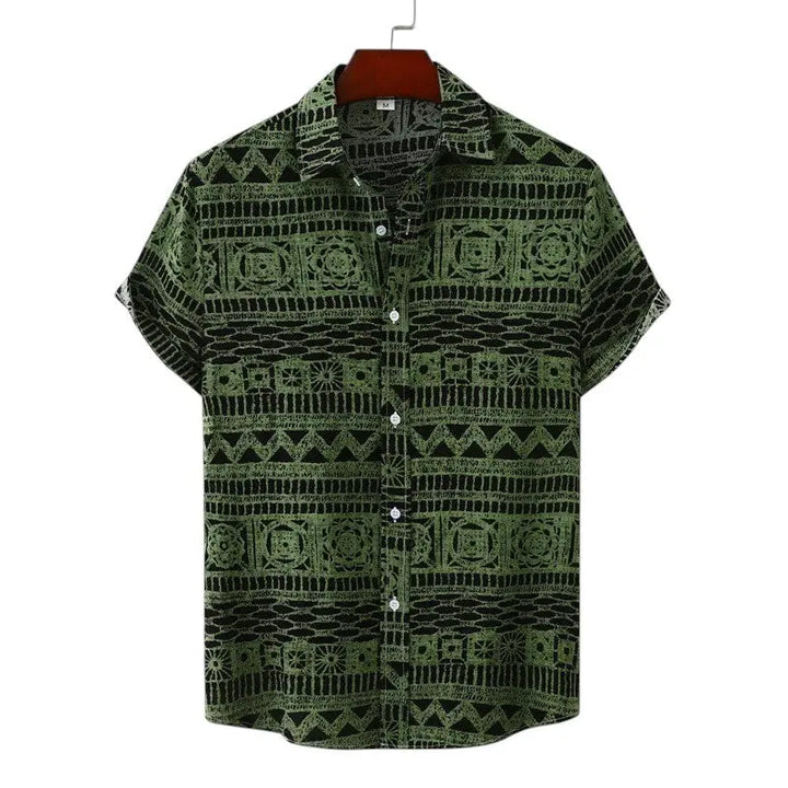Men Tribal Pattern Shirt LionStyle Lion Style