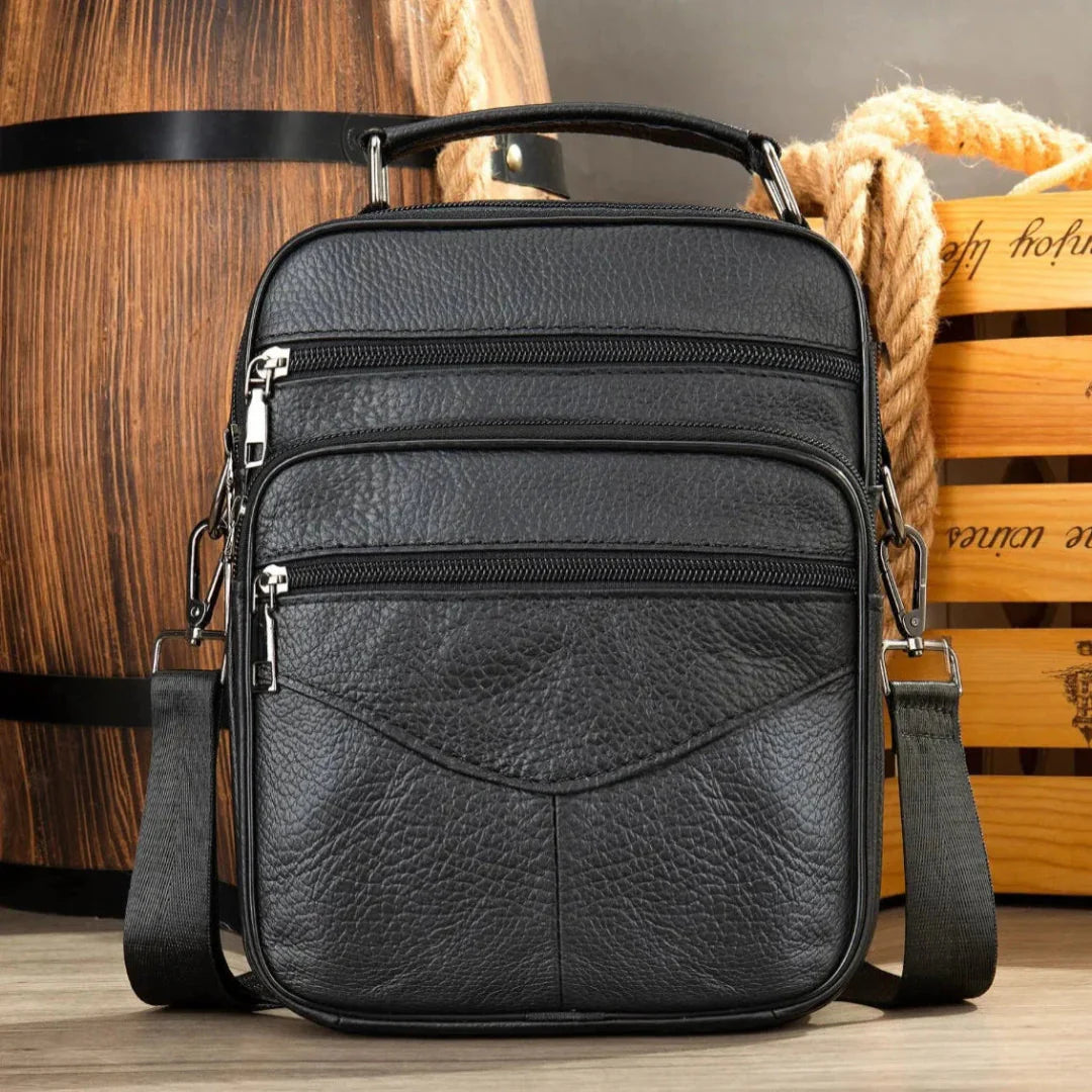 Men’s Classic Leather Crossbody Bag