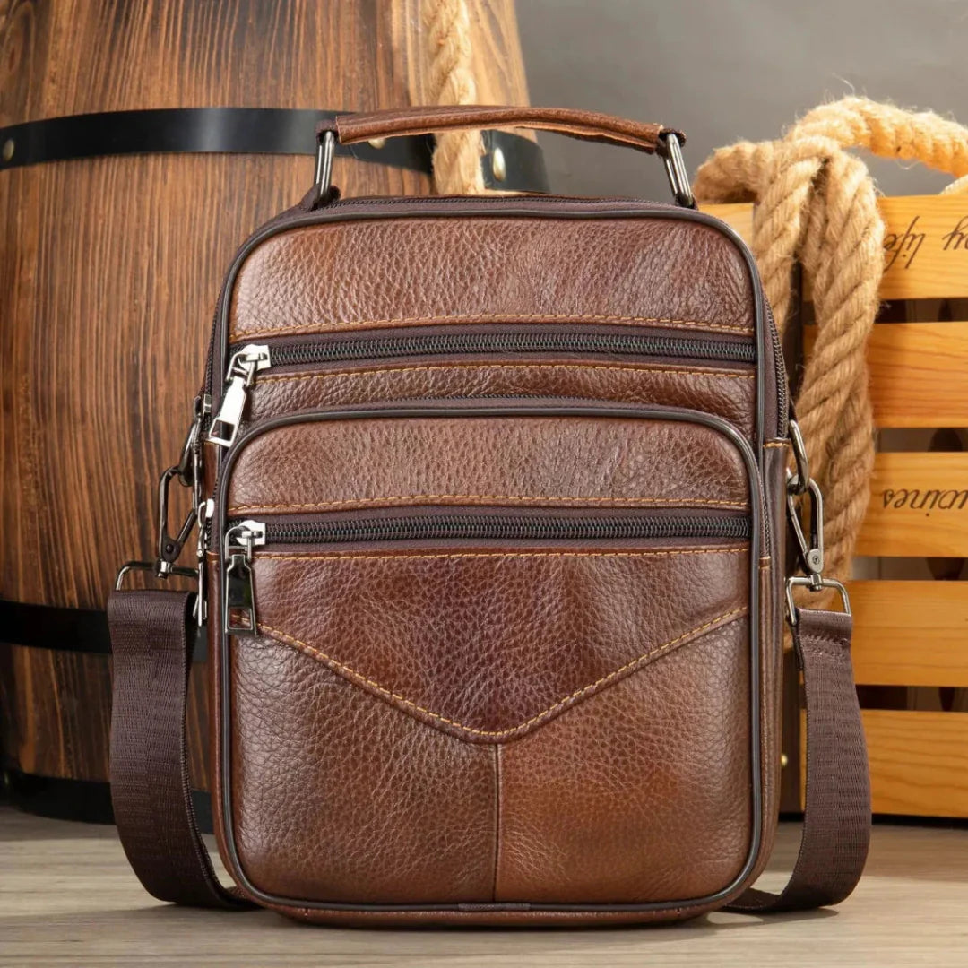 Men’s Classic Leather Crossbody Bag