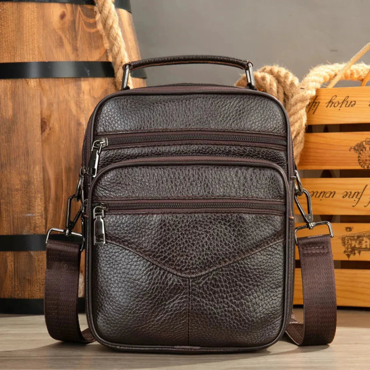 Men’s Classic Leather Crossbody Bag