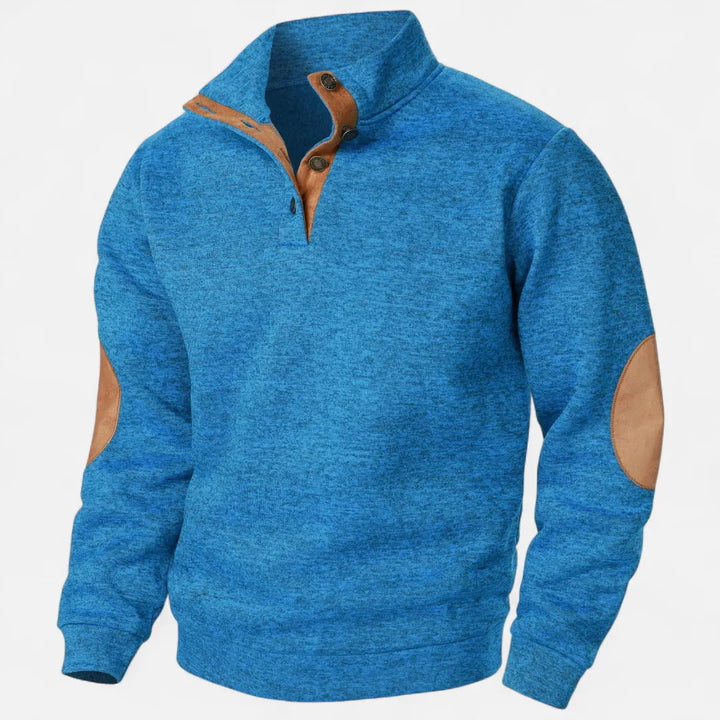 Men’s Heritage Stand-Collar Knit Sweater
