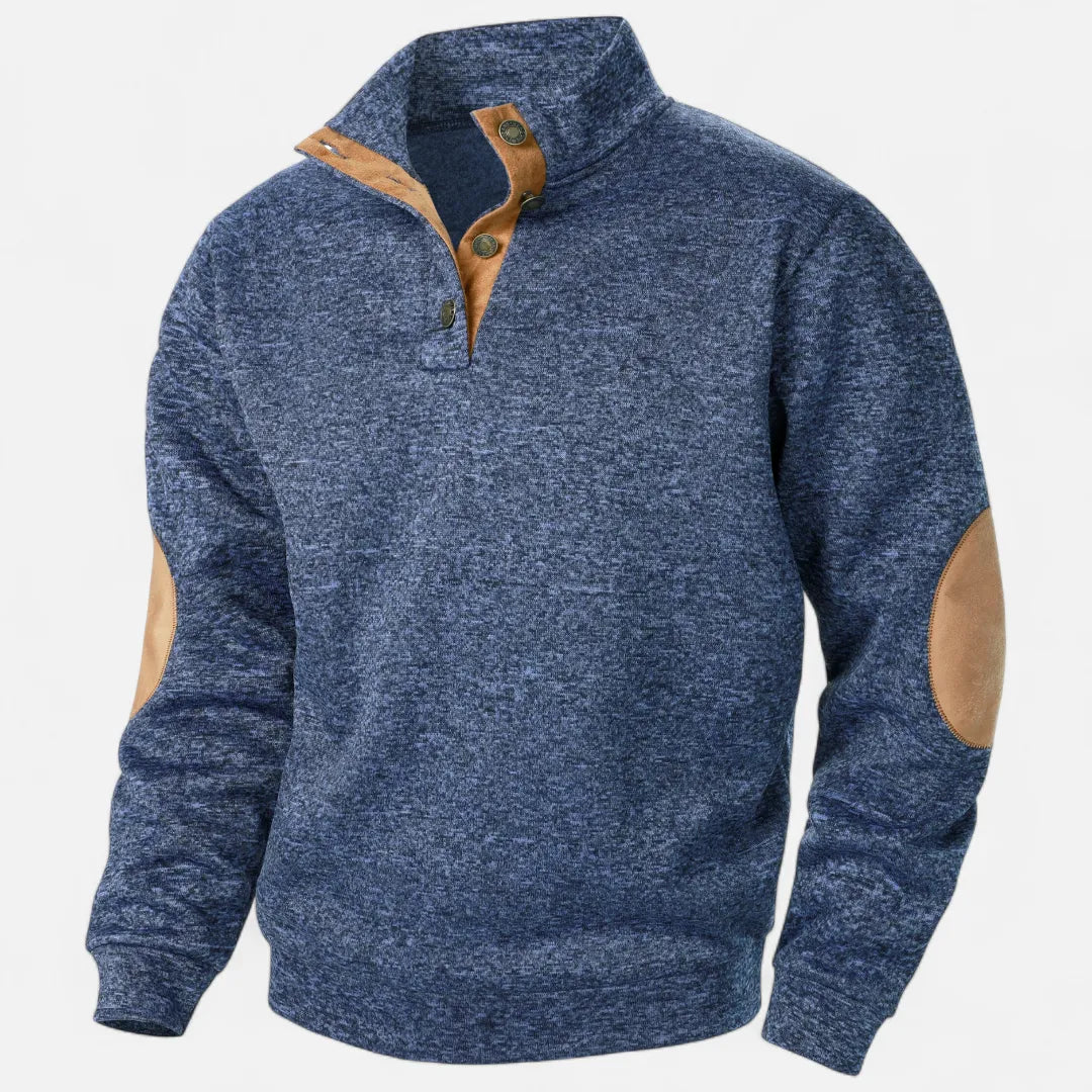 Men’s Heritage Stand-Collar Knit Sweater