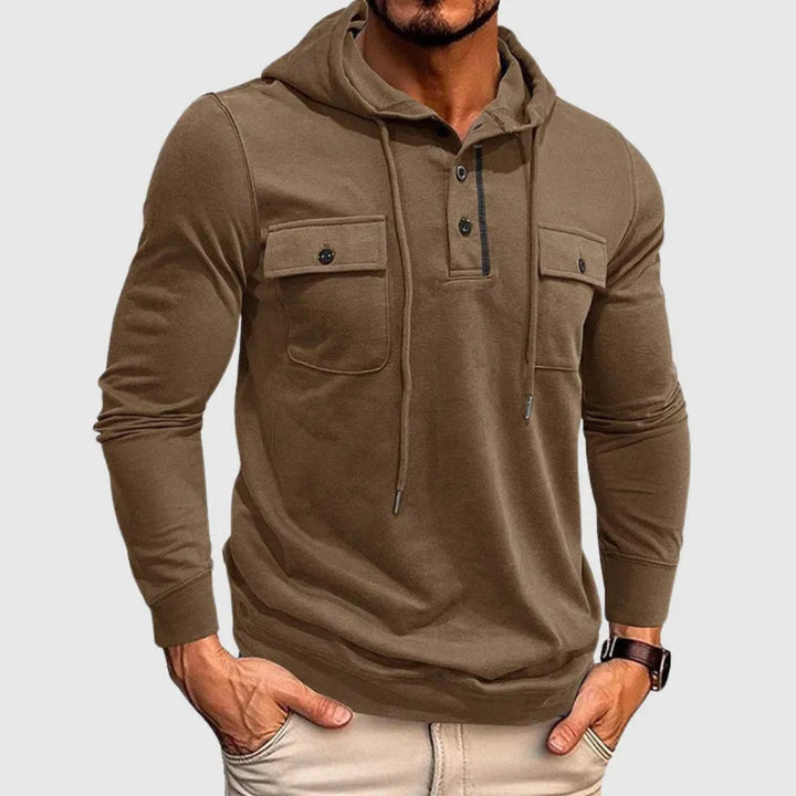 Men's Hooded Drawstring Sweatshirt