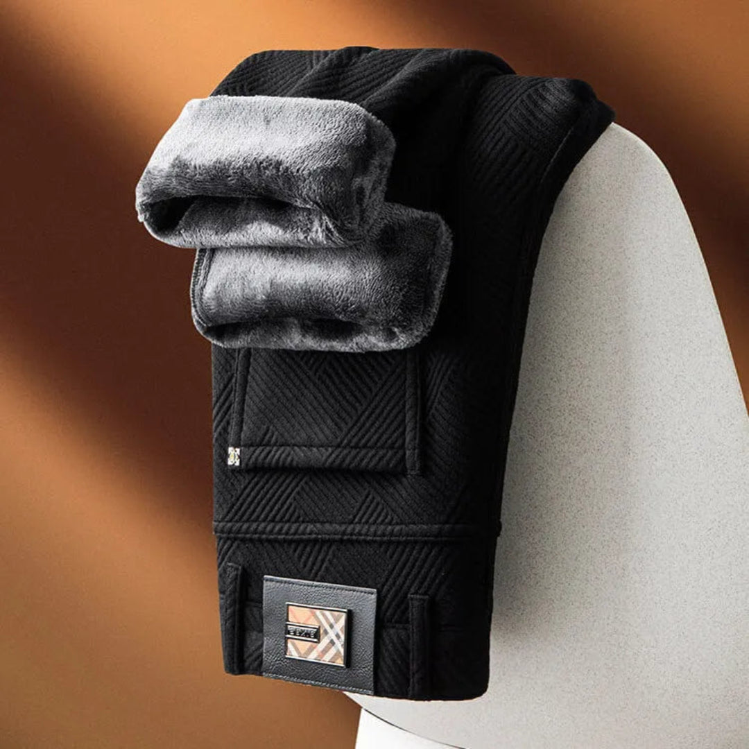 Men's Jacquard Knit Stretch Pants