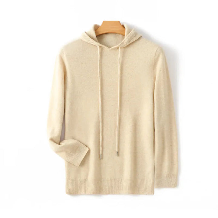 Men's Merino Wool Hooded Pullover