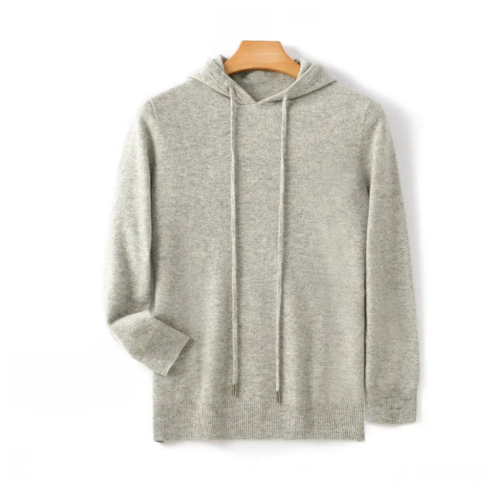 Men's Merino Wool Hooded Pullover