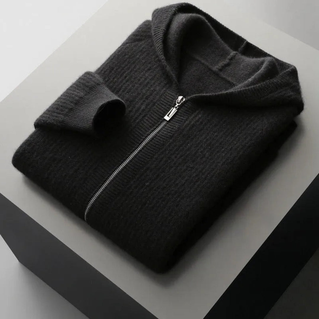 Men’s Merino Wool Zip Hoodie