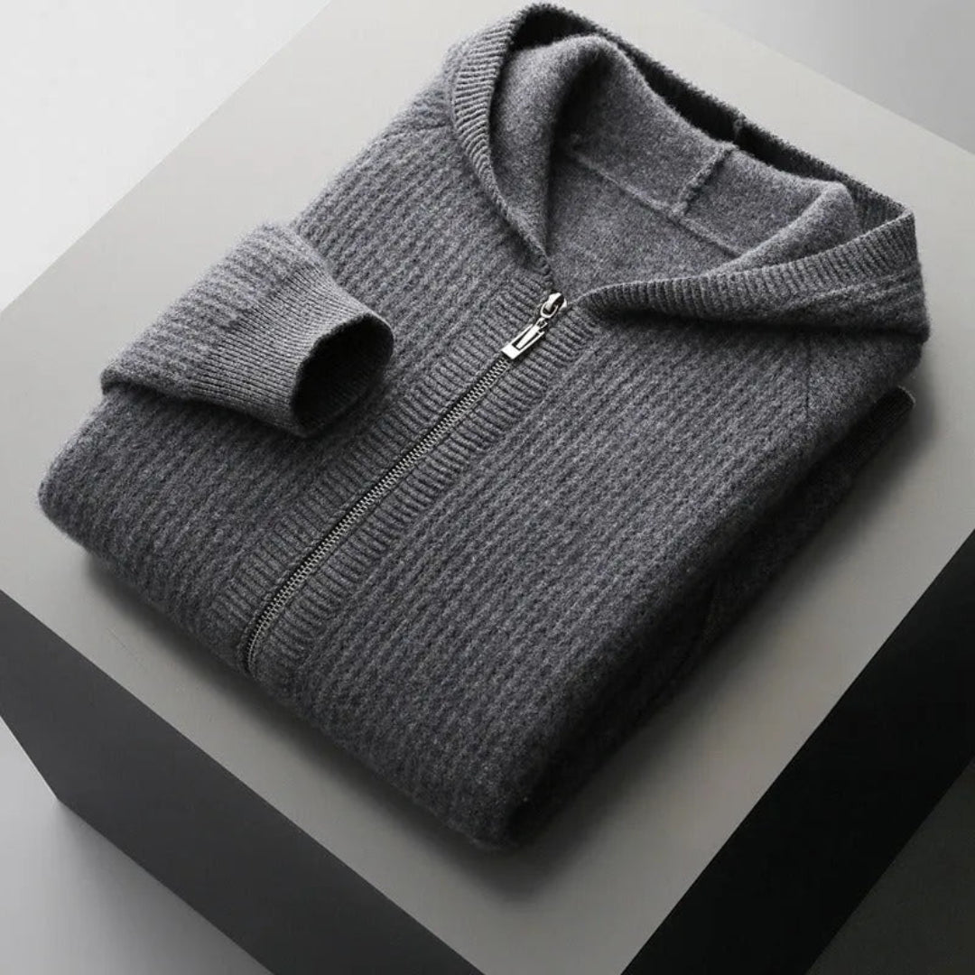 Men’s Merino Wool Zip Hoodie