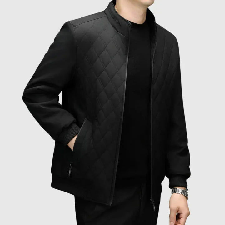 Men’s Quilted Bomber Jacket