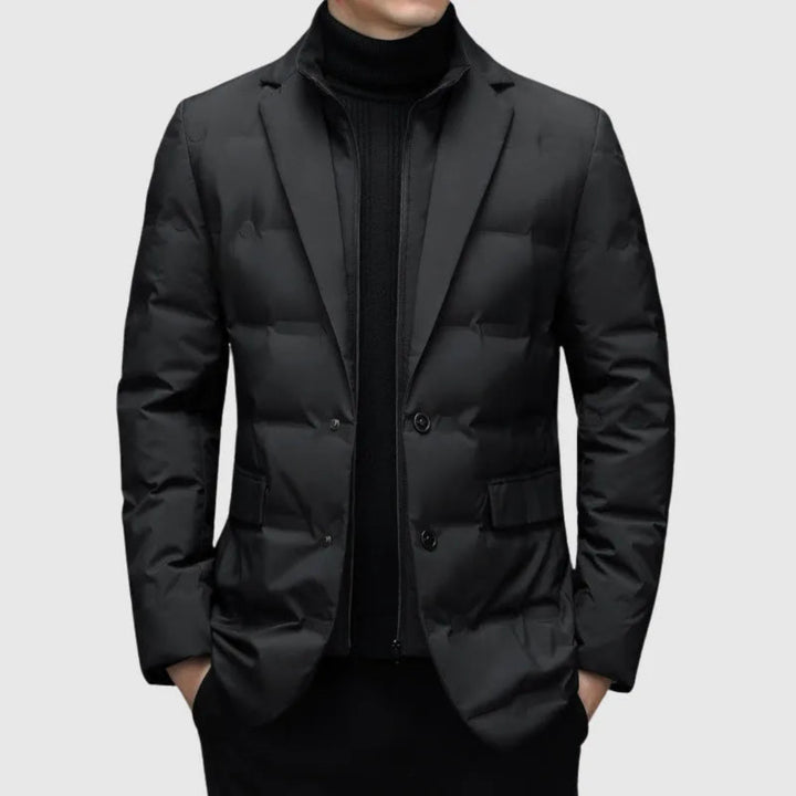 Men’s Quilted Down Blazer Jacket