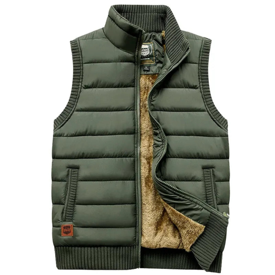 Men’s Quilted Fleece Vest