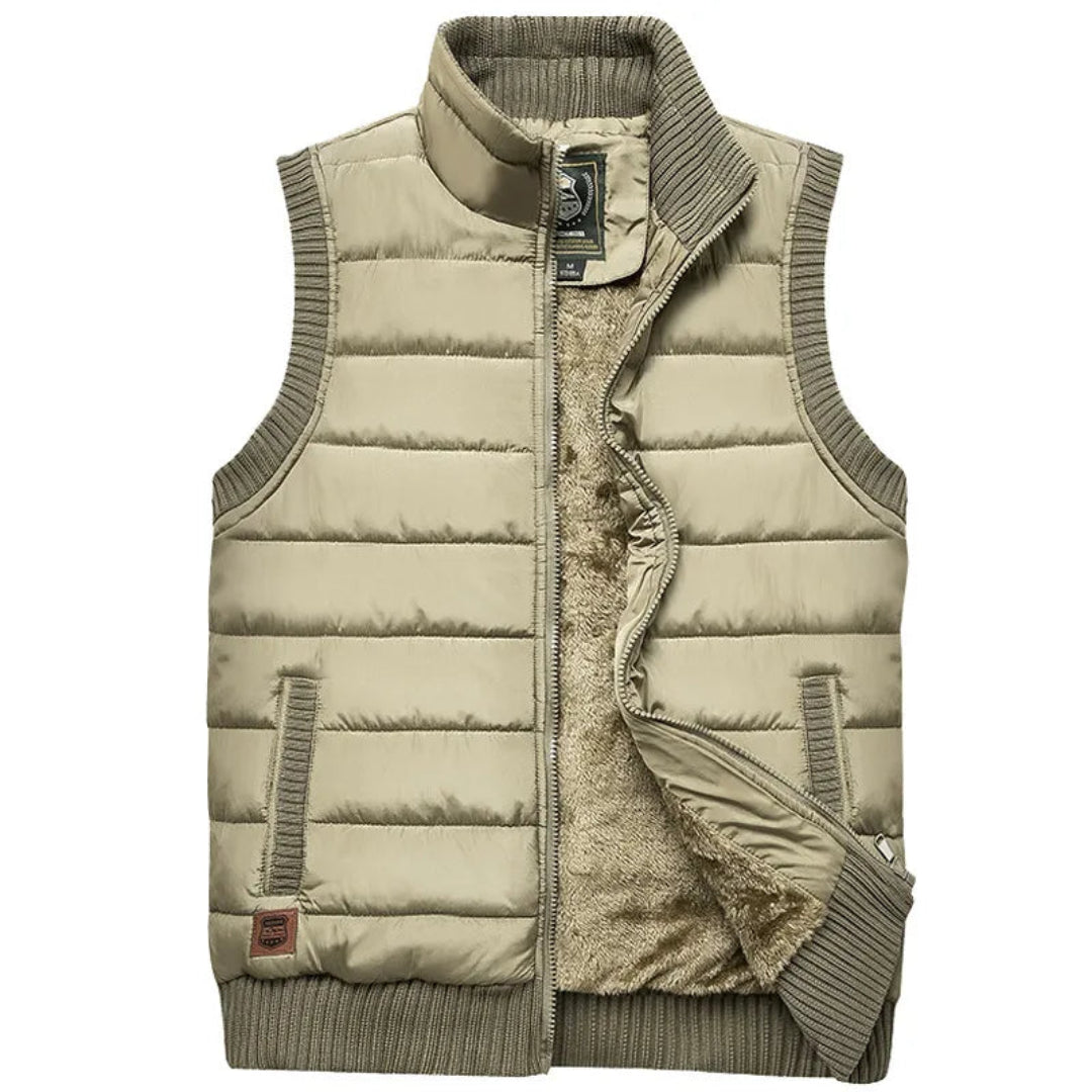 Men’s Quilted Fleece Vest