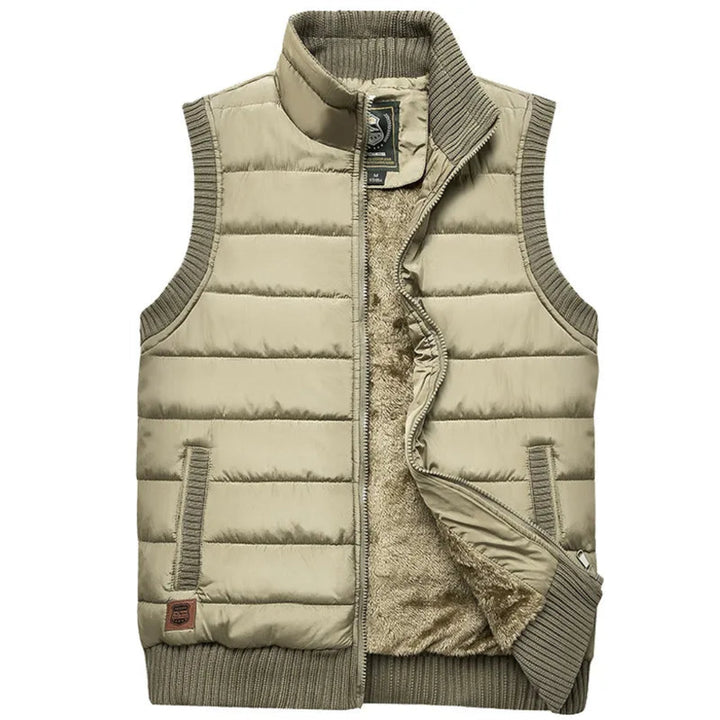 Men’s Quilted Fleece Vest