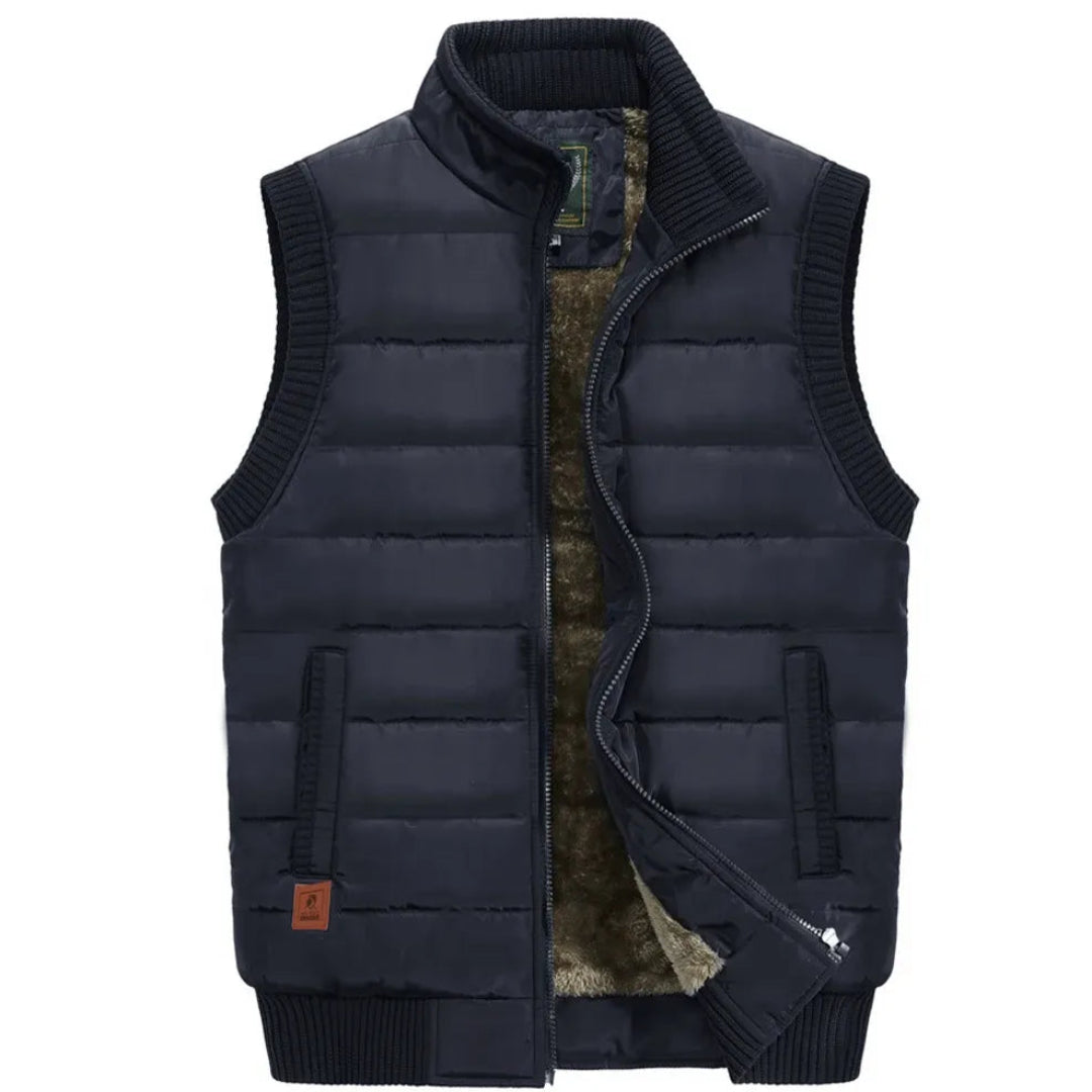 Men’s Quilted Fleece Vest
