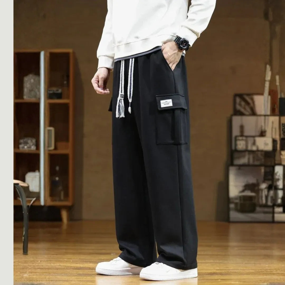 Men’s Relaxed Fit Drawstring Cargo Jogger
