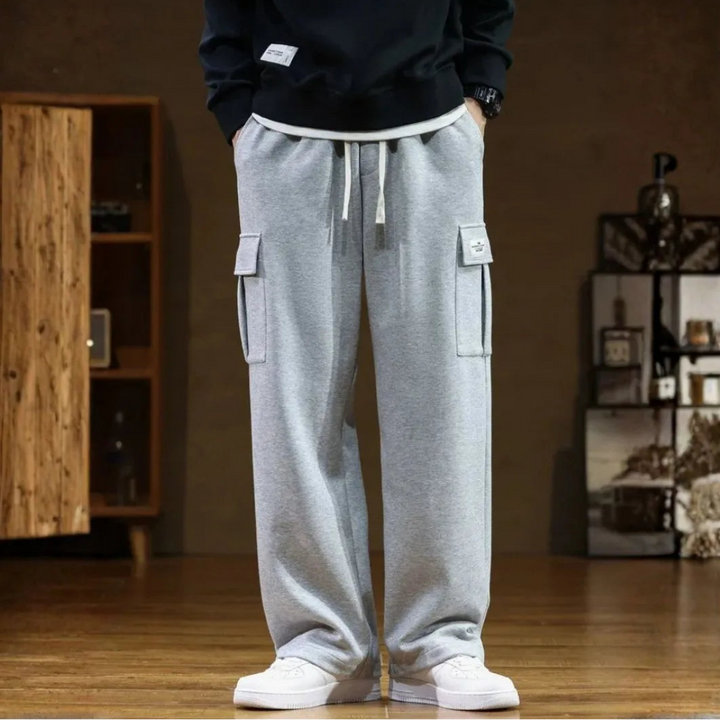 Men’s Relaxed Fit Drawstring Cargo Jogger