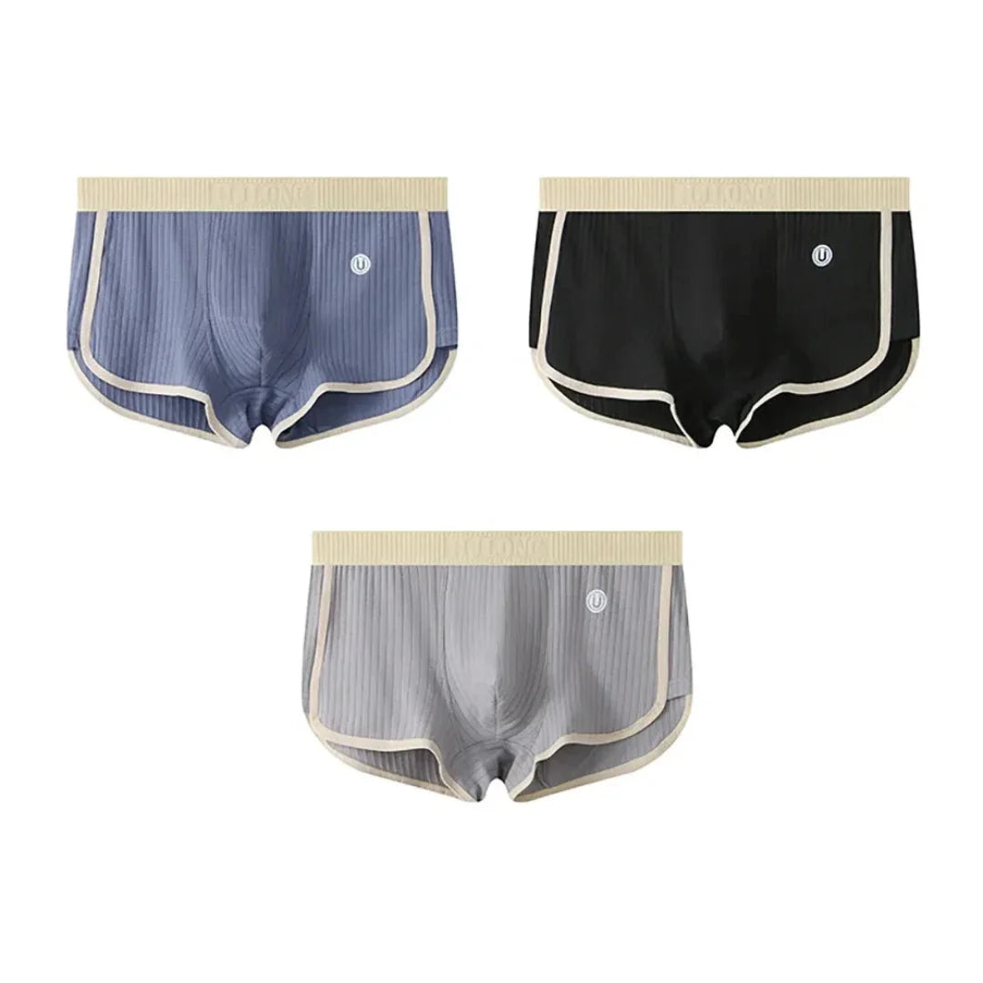 Men’s Ribbed Cotton Brief Set