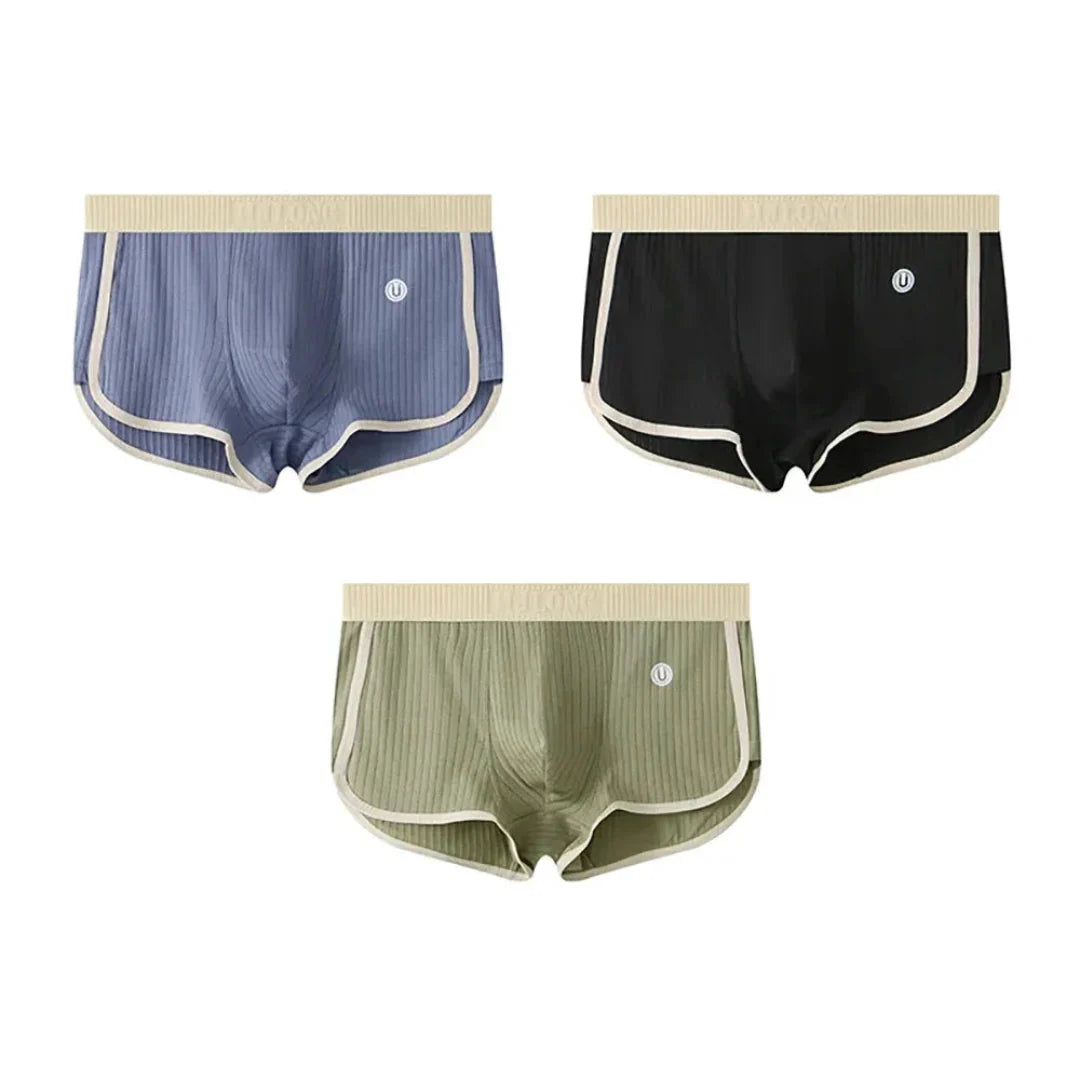 Men’s Ribbed Cotton Brief Set