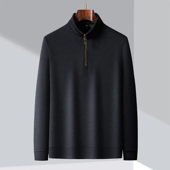 Men’s Silk Quarter Zip Sweatshirt