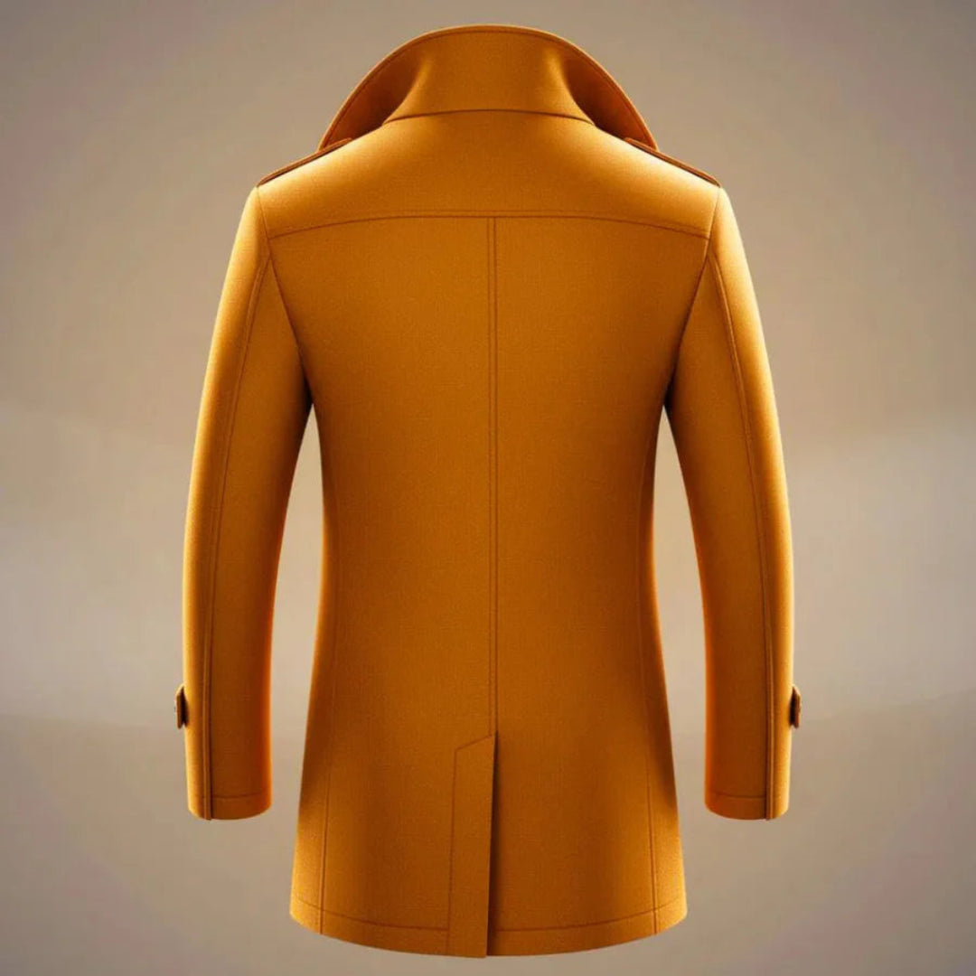 Men’s Tailored Long Wool Coat