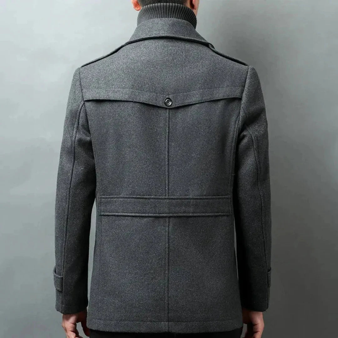 Men’s Tailored Wool-Blend Coat